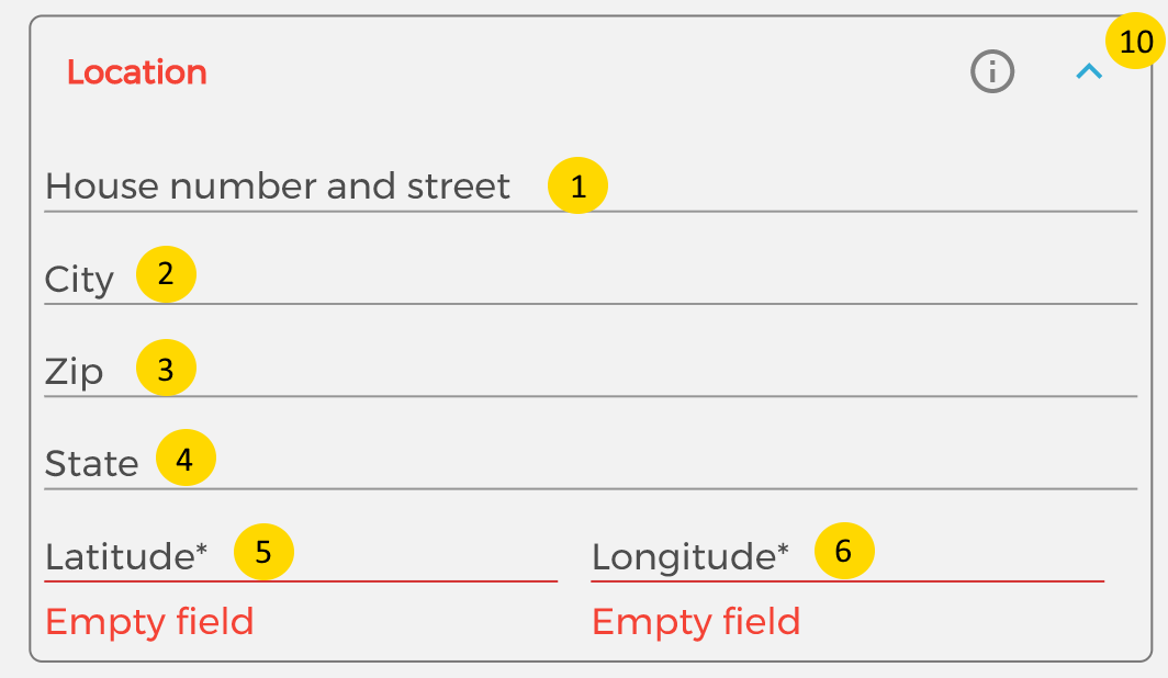 Admin App Location Form – Pool Soft